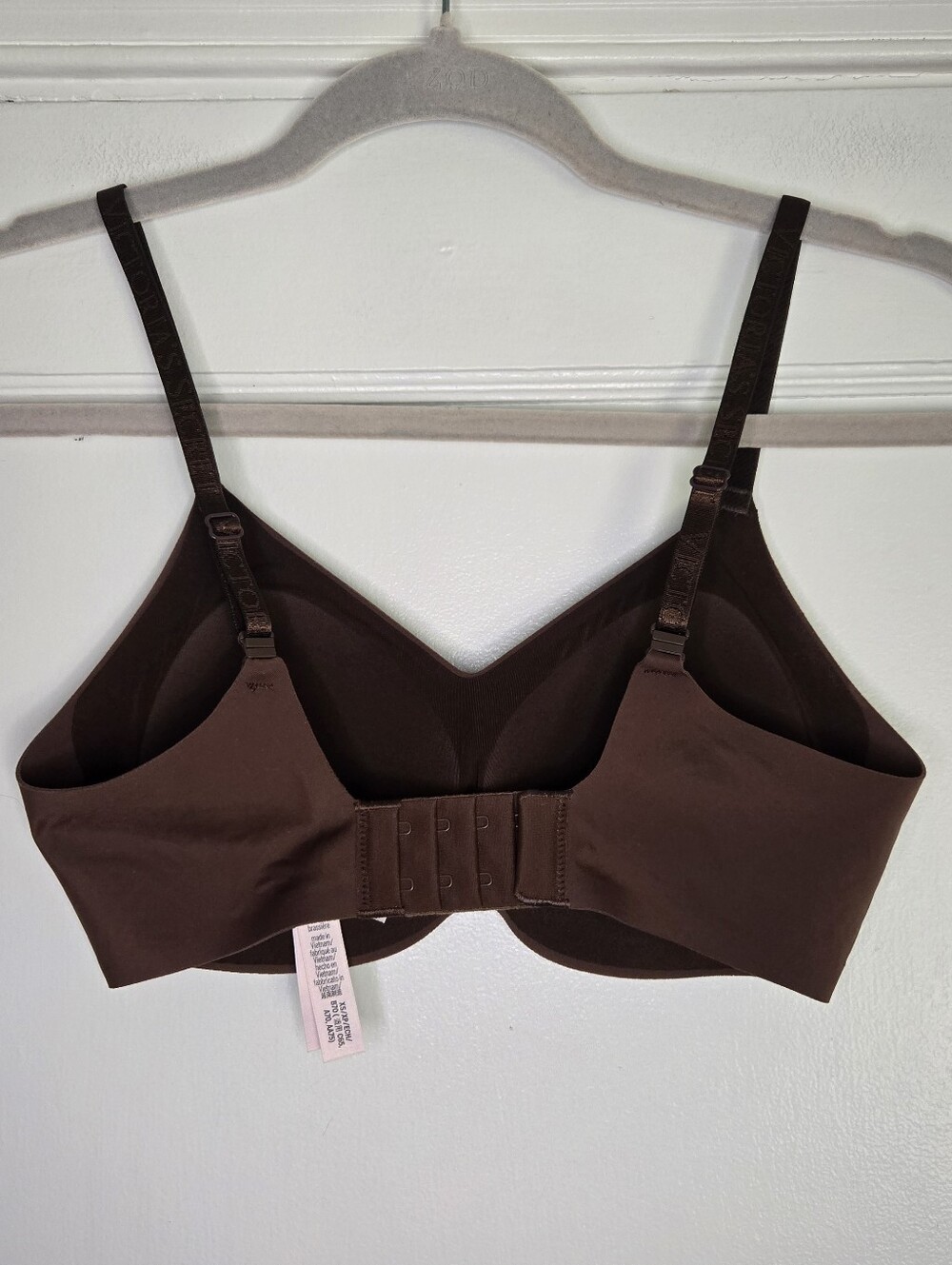 Victoria's Secret Brown Padded Bralette Smooth Women's X-Small - Picture 2 of 8